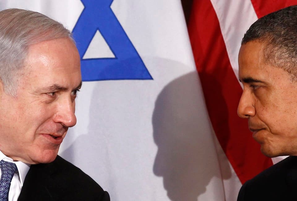 U.S. President Obama meets Israel’s Prime Minister Netanyahu at the United Nations in New York