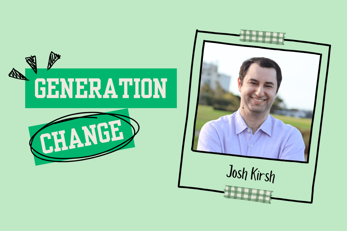 Josh Kirsh Generation Change banner