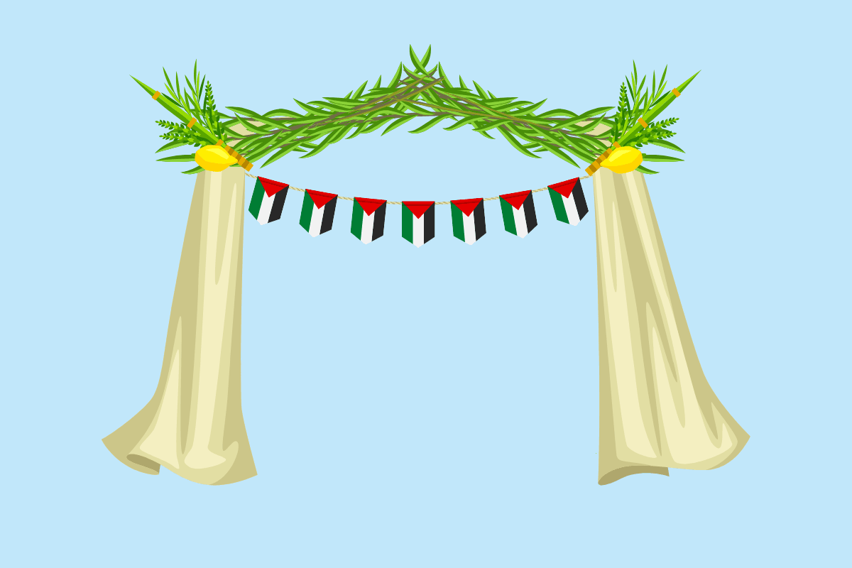 Palestine sukkah