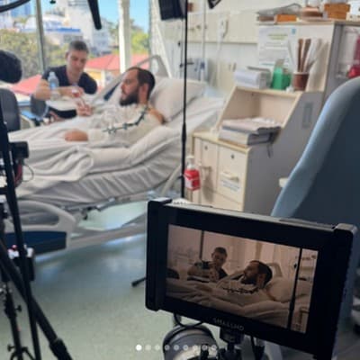 Scene from Michael Puterflam’s video (Instagram)