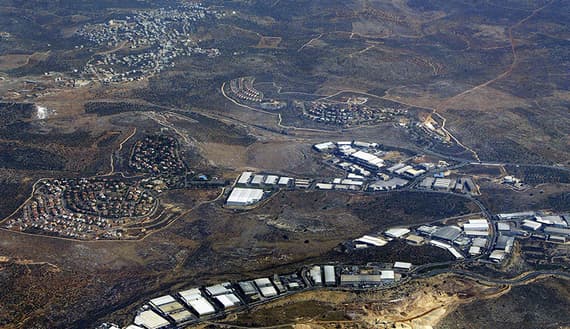 Aerial Views Of Israeli Settlement In The West Bank