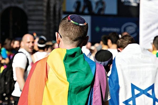 Barnett is embracing his gay Jewish identity