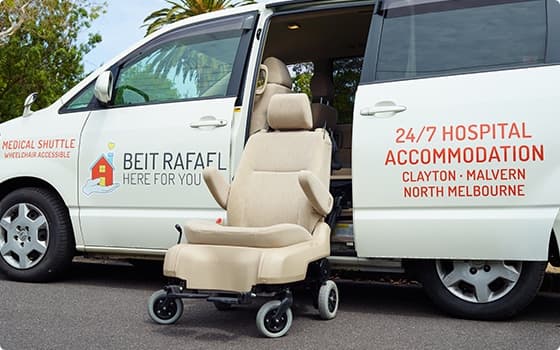 Beit Rafael medical shuttle