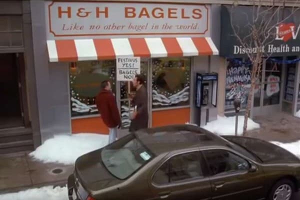 The Seinfeld scene at H&H Bagels in New York