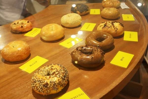The 5 & Dime bagel range