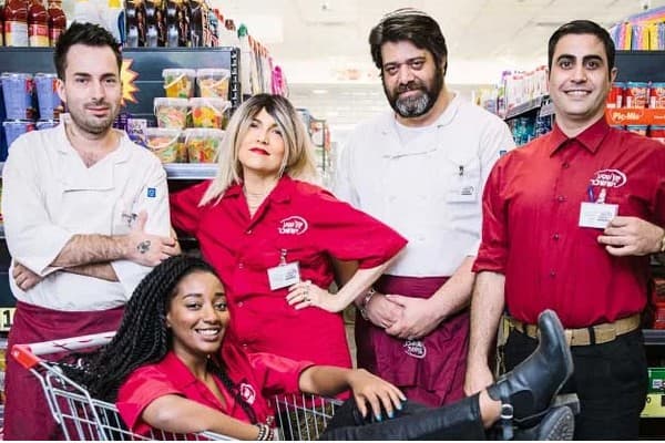 The cast of hit Israeli TV series Checkout
