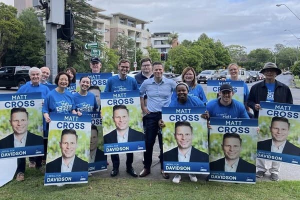 Liberal candidate Matt Cross