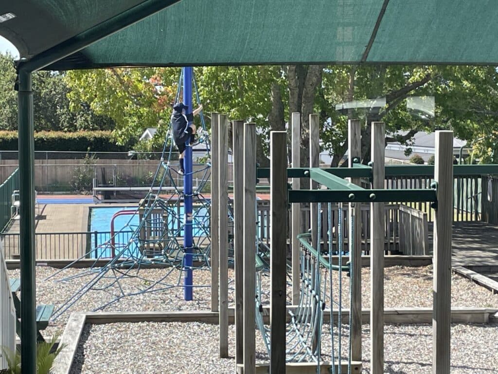 Play equipment at Kadimah College's new site