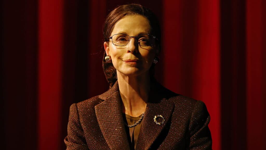 Heather Mitchell as RGB in the Sydney Theatre Company production (Courtesy STC)