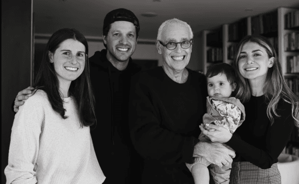 Mark Baker with his four children