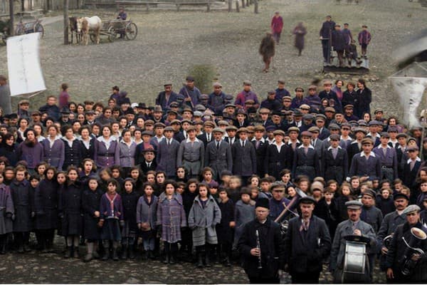 Lithuanians from 1940s, in an image from the film