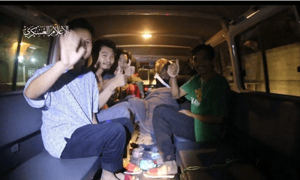 Thai hostages released from Hamas captivity after a deal negotiated by their government (X)