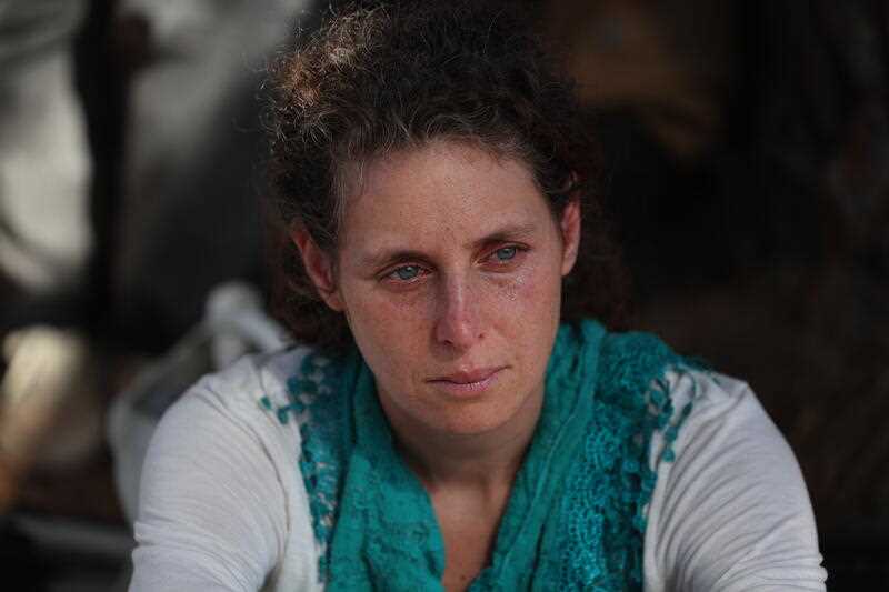 Woman crying