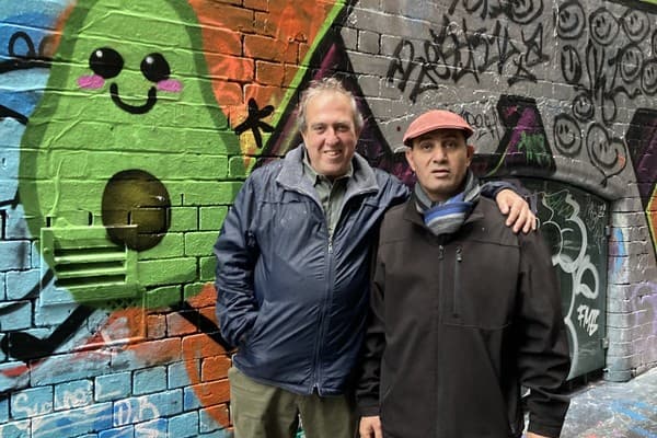 Rami and Bassan in Melbourne (Sharon Berger)