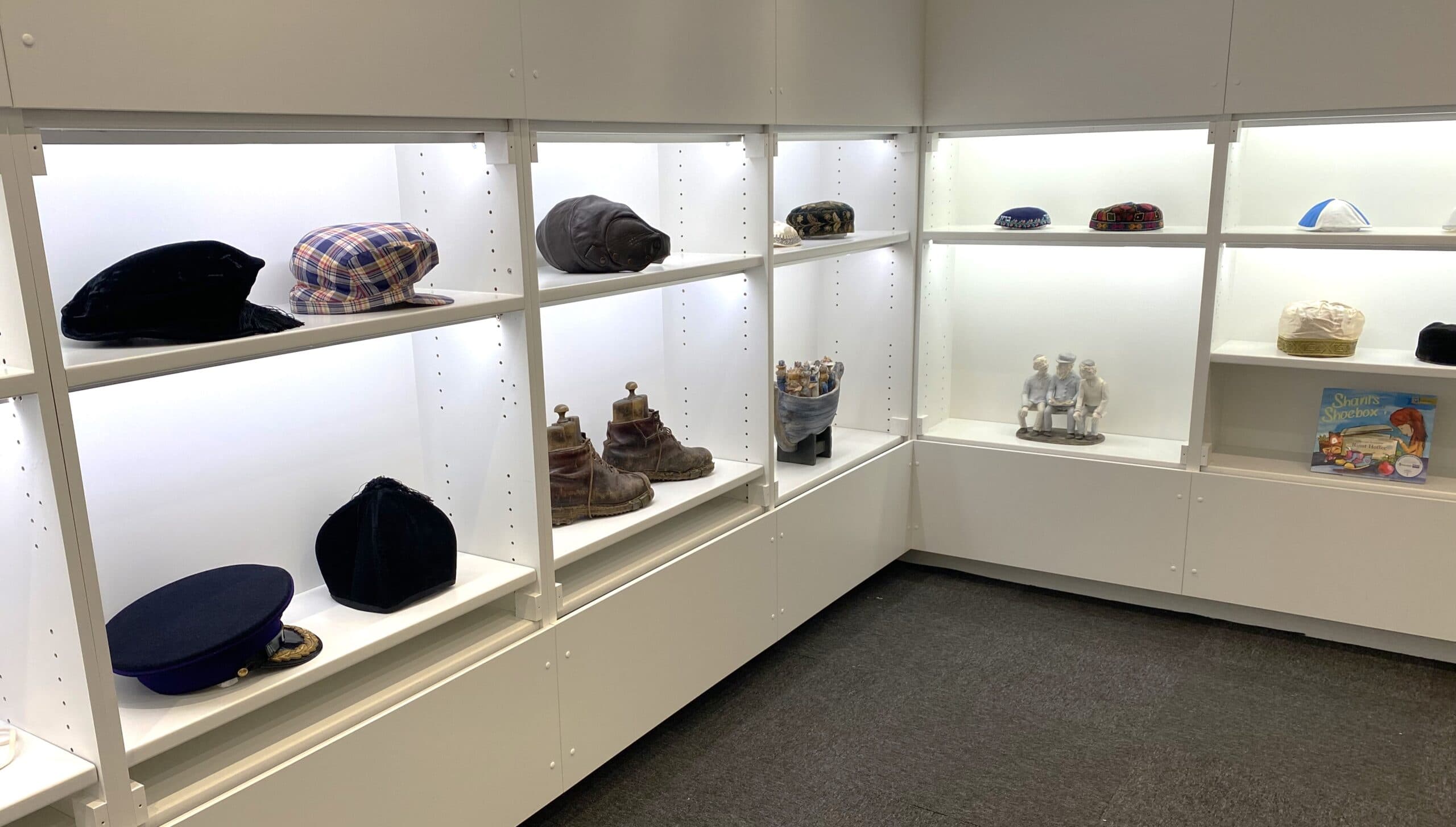 The children's space’s inaugural exhibition, <em>Head to Toe</em>, is a deep-dive into the museum’s collection of garments, headwear, socks and shoes. (Image: Ruby Kraner-Tucci/The Jewish Independent)