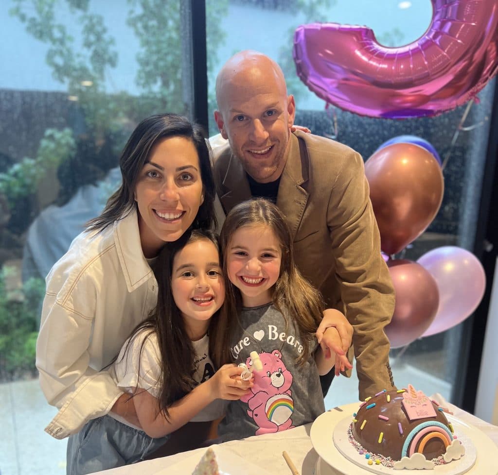 Siegel now has two daughters (Image: supplied).