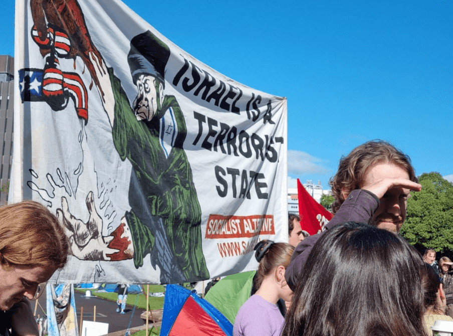 A Sydney University protest against Israel in September 2024