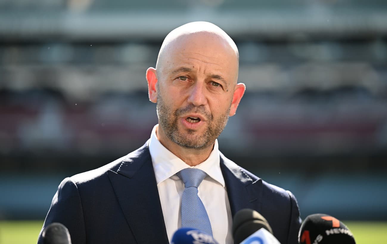 Todd Greenberg at a press conference