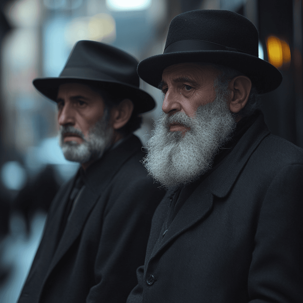 Working Jewish Australians on the streets of Melbourne