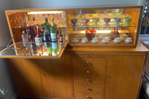 Sideboard made by Leslie Buckwell in the author's home