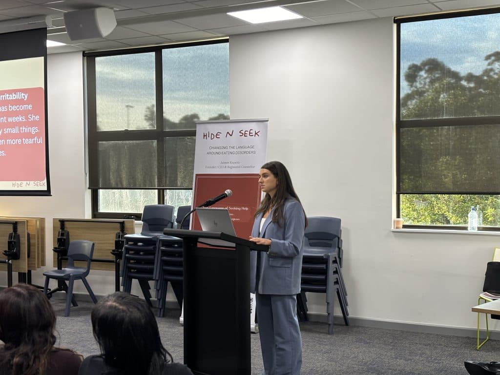 Krawitz: "When I do public speaking events, several people come up to me to share their story, how they’re struggling, and how impactful our work is". (Image: supplied)