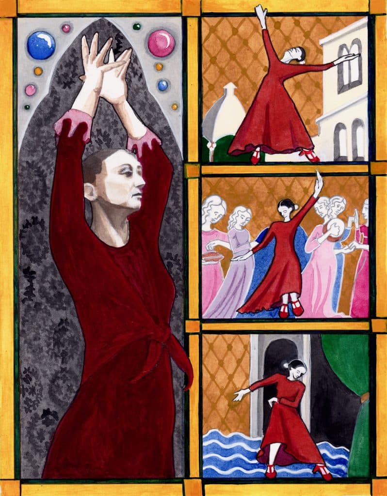 Annalouise Paul as depicted in <a href="https://thejewishindependent.com.au/six-remarkable-jewish-women-youve-probably-never-heard-of">Chutzpah Girls</a> (Supplied)