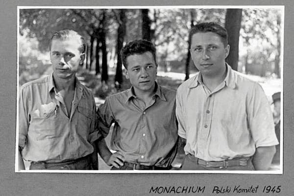 From left, Janusz Nel Siedlecki, Tadeusz Borowski and Krystyn Olszewski