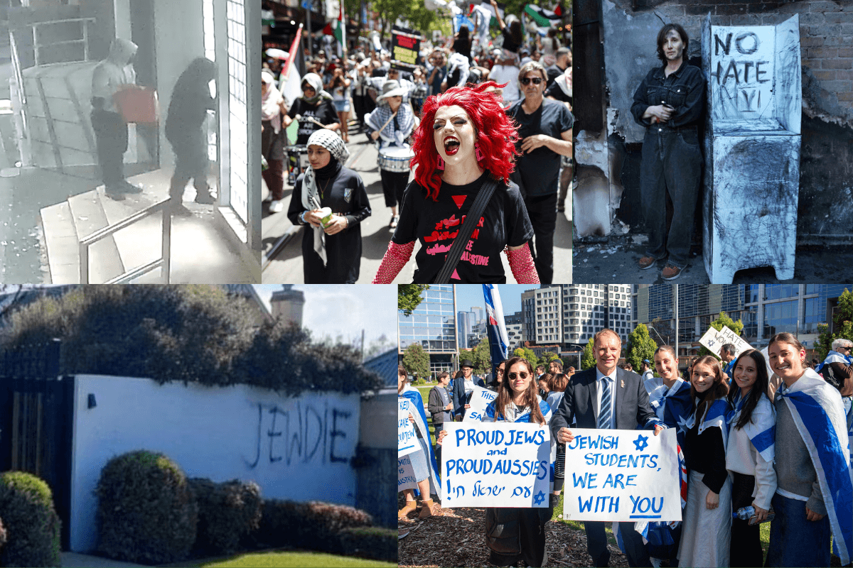 A range of scenes impacting Jewish Victorians post October 7