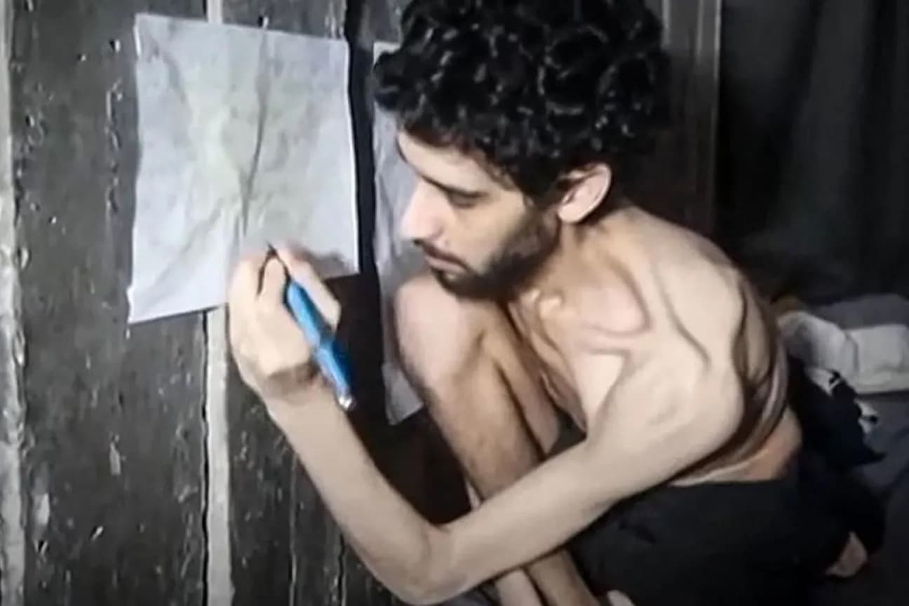 Evyatar David hostage starving
