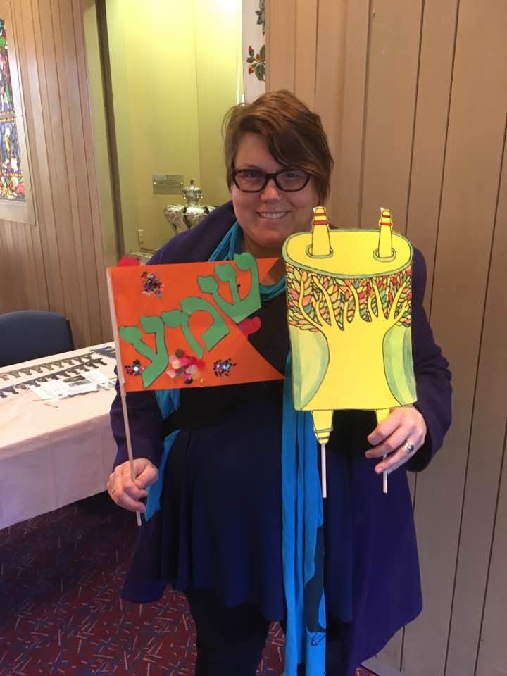 Sutherland on her first Simchat Torah around 2015 (Image: supplied).