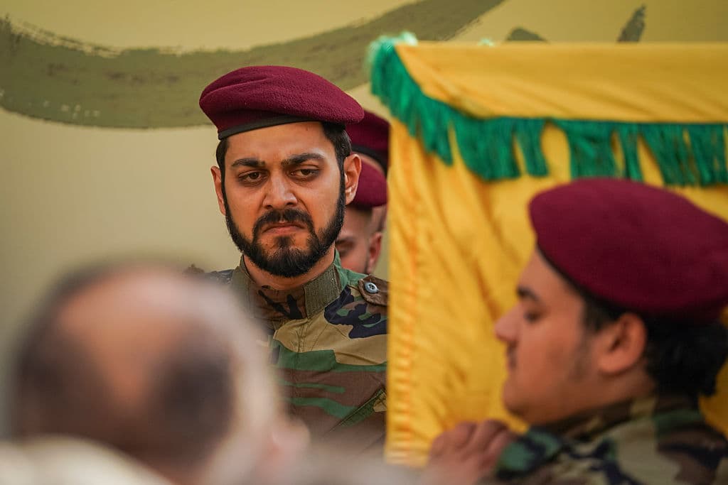 Hezbollah funeral Beirut