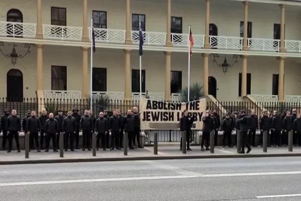 Neo Nazi rally Sydney X