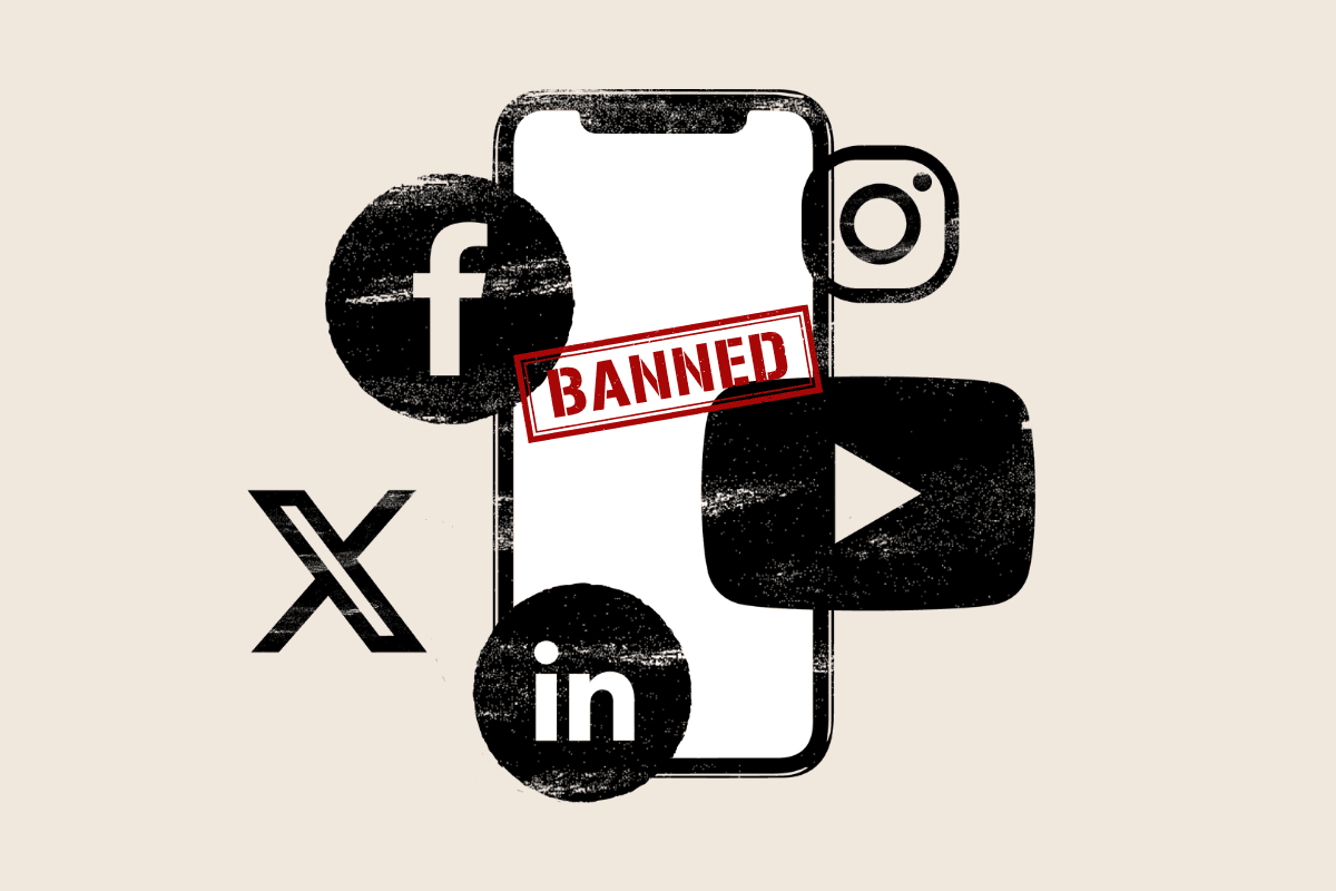 Social Media Ban against