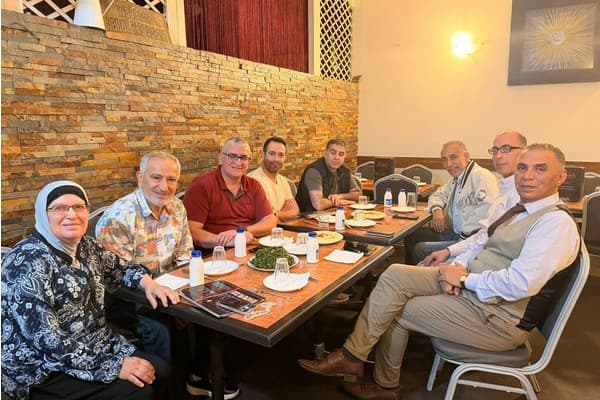 Members of the Palestinian health delegation (Rozana)