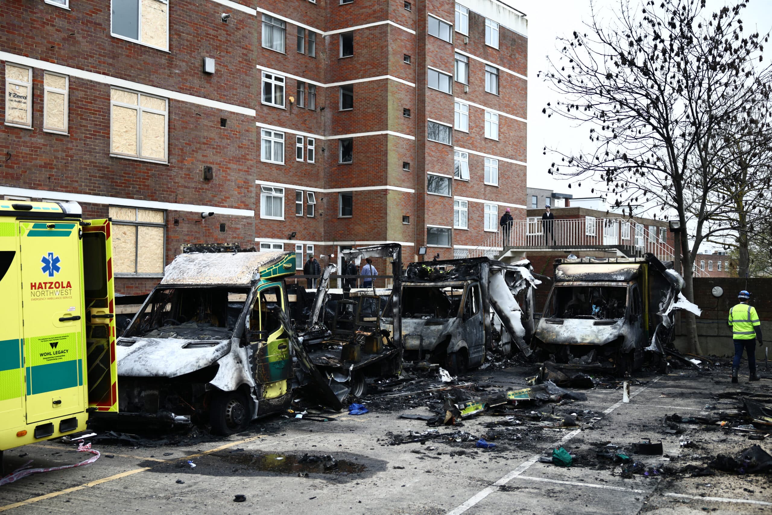BRITAIN-POLITICS-CRIME-ARSON