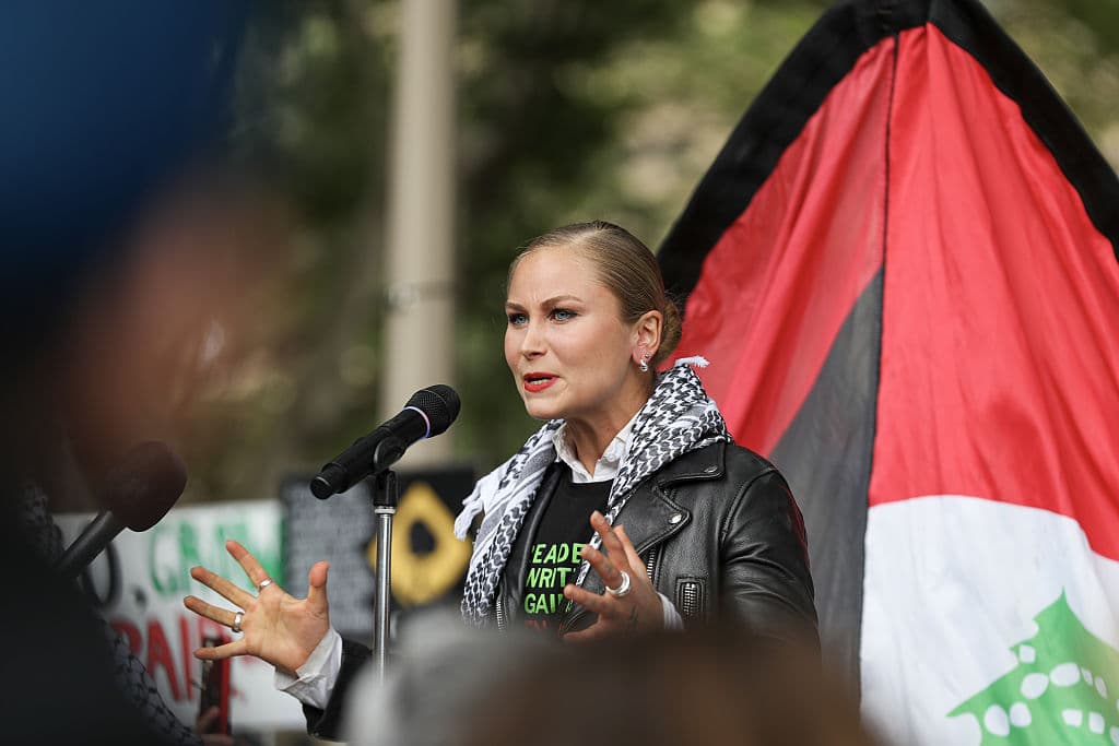 Grace Tame Palestinian protest