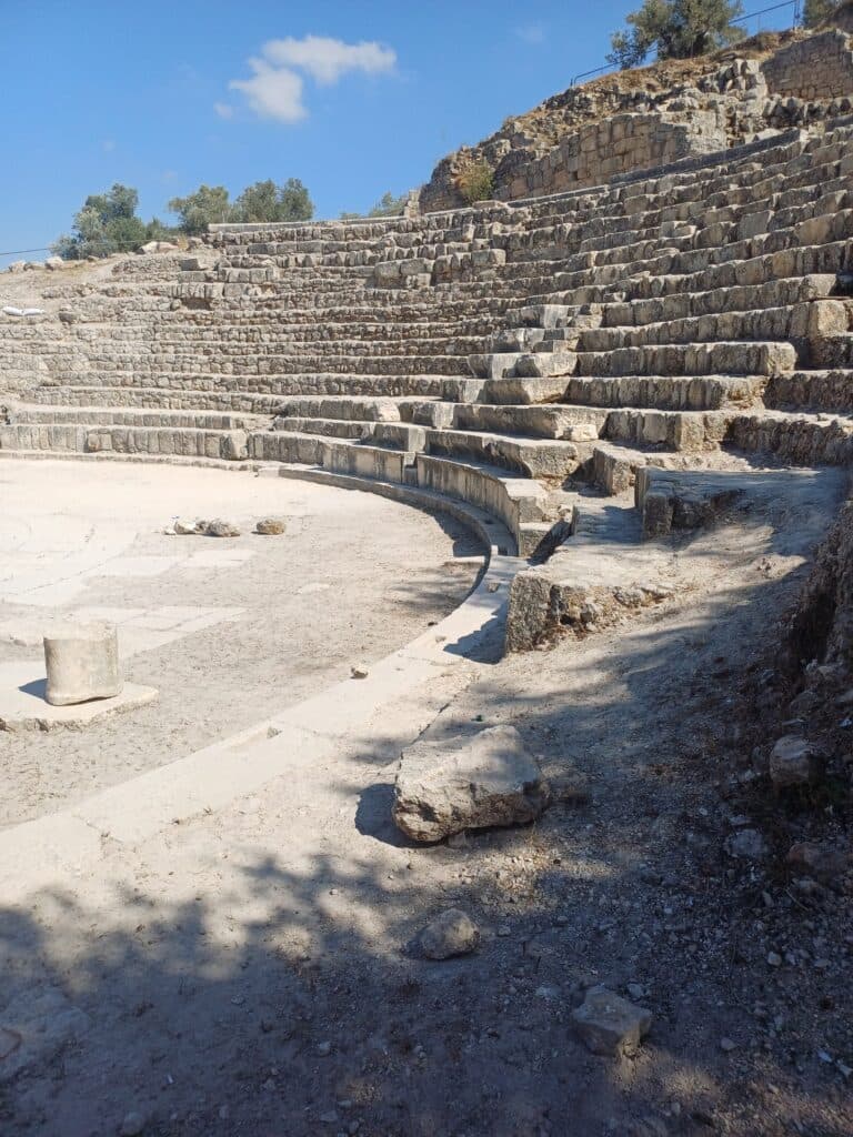 A Roman amphitheatre in the Sebastia archaeological region