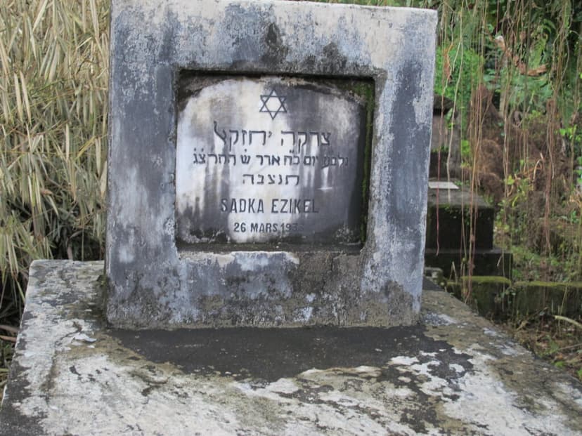 A Jewish grave in Indonesia