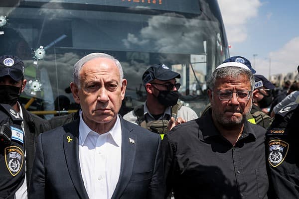 Netanyahu Ben Gvir Getty