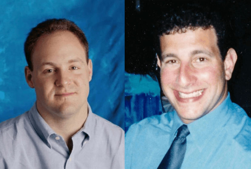 Daniel Lewin (left) and Jeremy Glick (right) (image credits: screenshots/X)