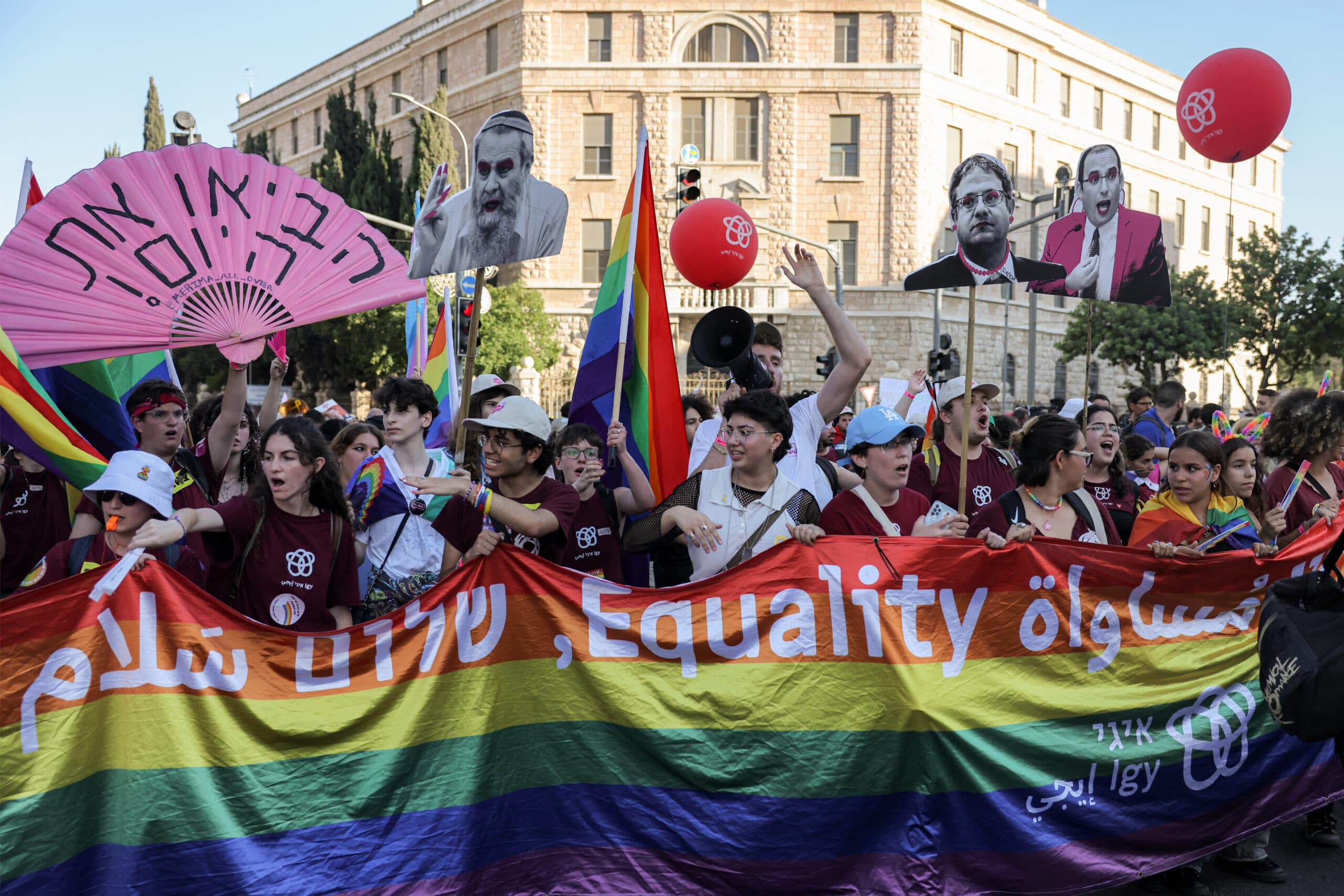 ISRAEL-LGBTQ-PRIDE-PARADE-PALESTINIAN-CONFLICT-HOSTAGES