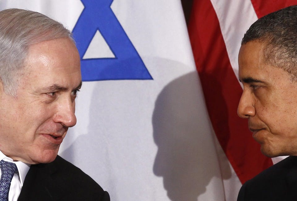 U.S. President Obama meets Israel’s Prime Minister Netanyahu at the United Nations in New York