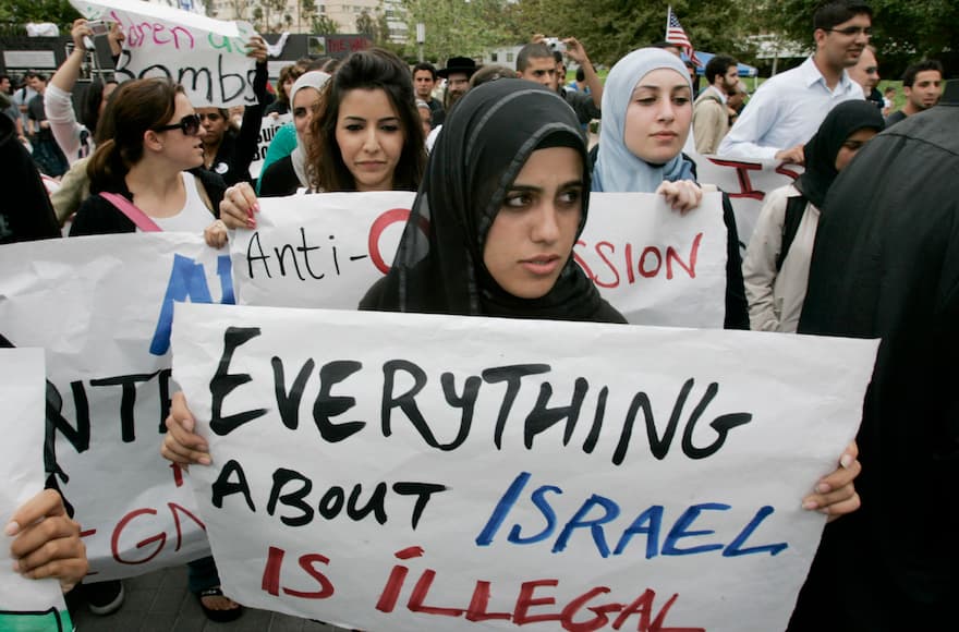 After a speech at UCI sponsered by the Muslim Student Union entitled ‘Israel: The Fourth Reich,’ mo