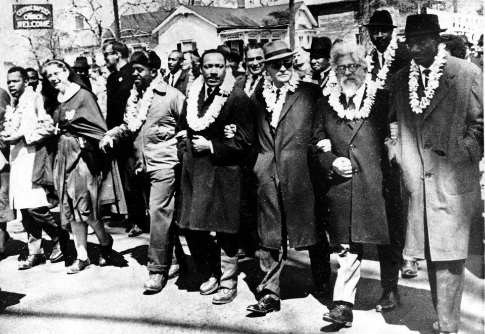 DR. MARTIN LUTHER KING JR.; DR. RALPH BUNCHE;  Rabbi Abraham Joshua Heschel;  Rev. Fred Shuttlesworth