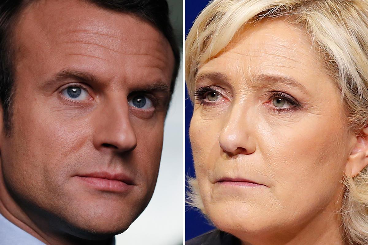 Le Pen Macron