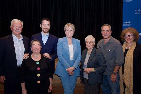 Tanya Plibersek with the Tatz family