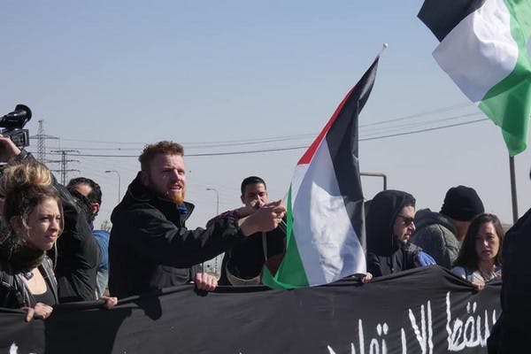 Youth of Sumud protest, led by Sami Hureini
