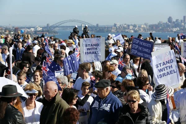 Pro-Israel rally in Sydney