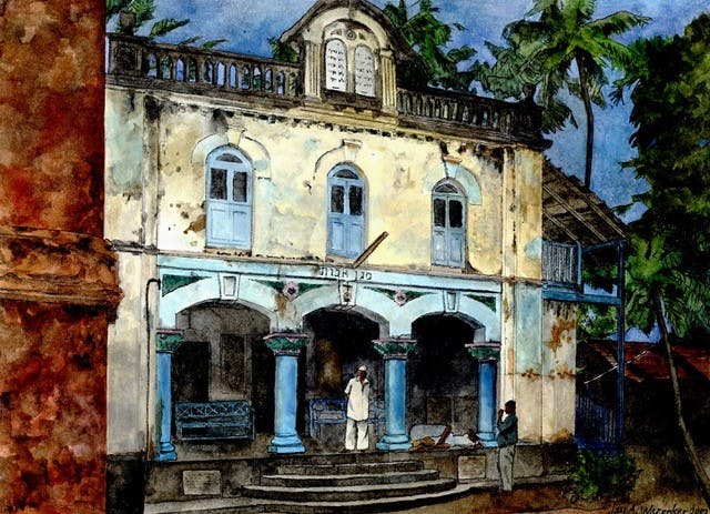 Magen Aboth Synagogue, Maharashtra, Built 1840, Rebuilt 1910 (Jay Waronker)