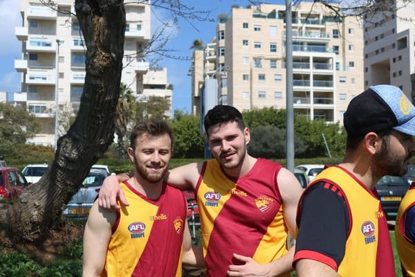 The Cheetahs at training in Tel Aviv